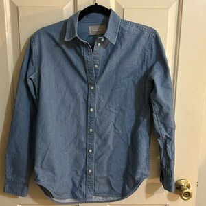 Everlane Blue Chambray Shirt